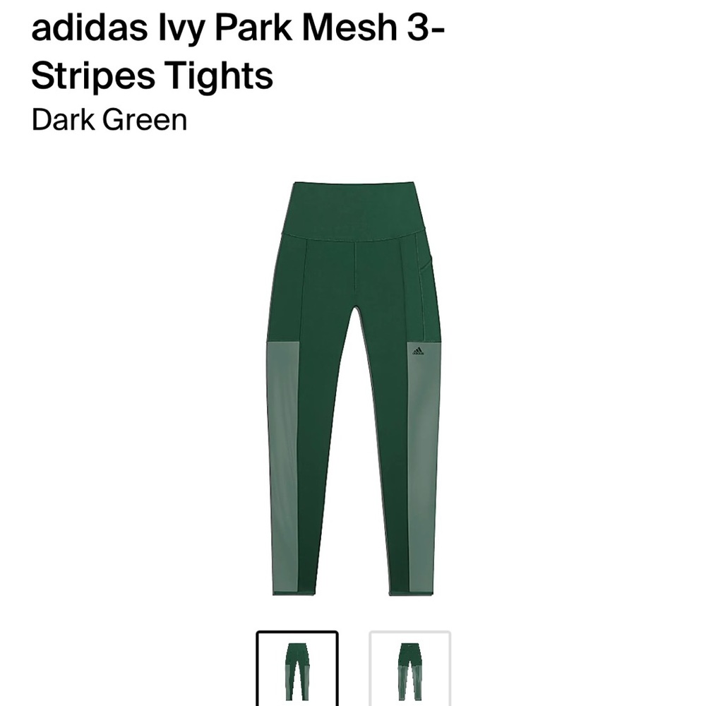Ivy Park green adidas leggings